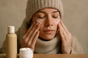 Routine viso naturale invernale: il passaggio essenziale per difendersi da freddo e rossori