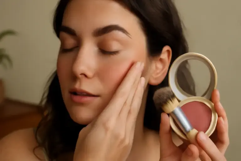 Come si applica correttamente il blush ecobio? Il gesto che migliora la durata e l’effetto salute