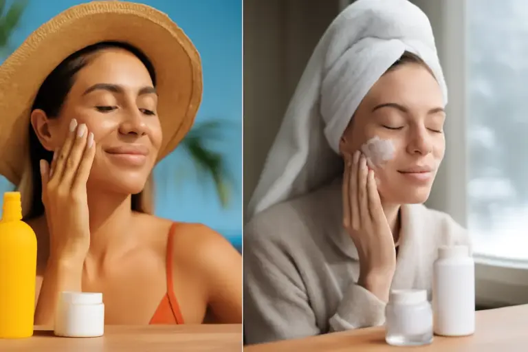 Come si modificano le abitudini della routine viso tra estate e inverno? Le differenze che fanno la buona riuscita