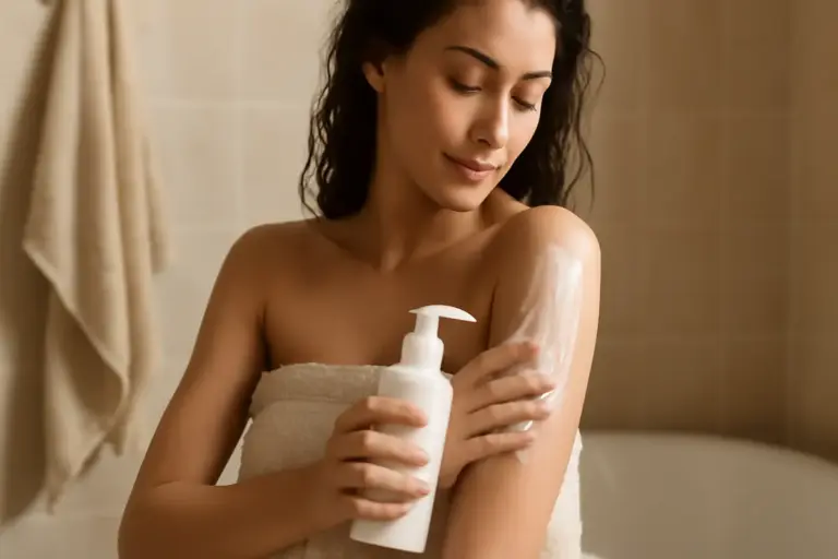 Latte corpo naturale per pelli secche: il nutriente essenziale che fa la differenza dopo la doccia