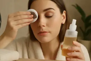 Come si struccano i prodotti makeup naturali waterproof? Il metodo dolce che non stressa la zona occhi