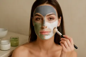 Routine viso naturale multi-masking: la tecnica poco nota per trattare zone diverse in un solo gesto
