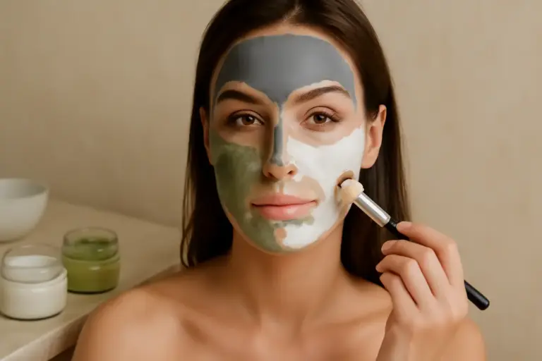 Routine viso naturale multi-masking: la tecnica poco nota per trattare zone diverse in un solo gesto