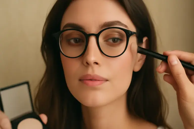 Makeup naturale occhi per chi porta gli occhiali: il trucco leggera che fa risaltare lo sguardo