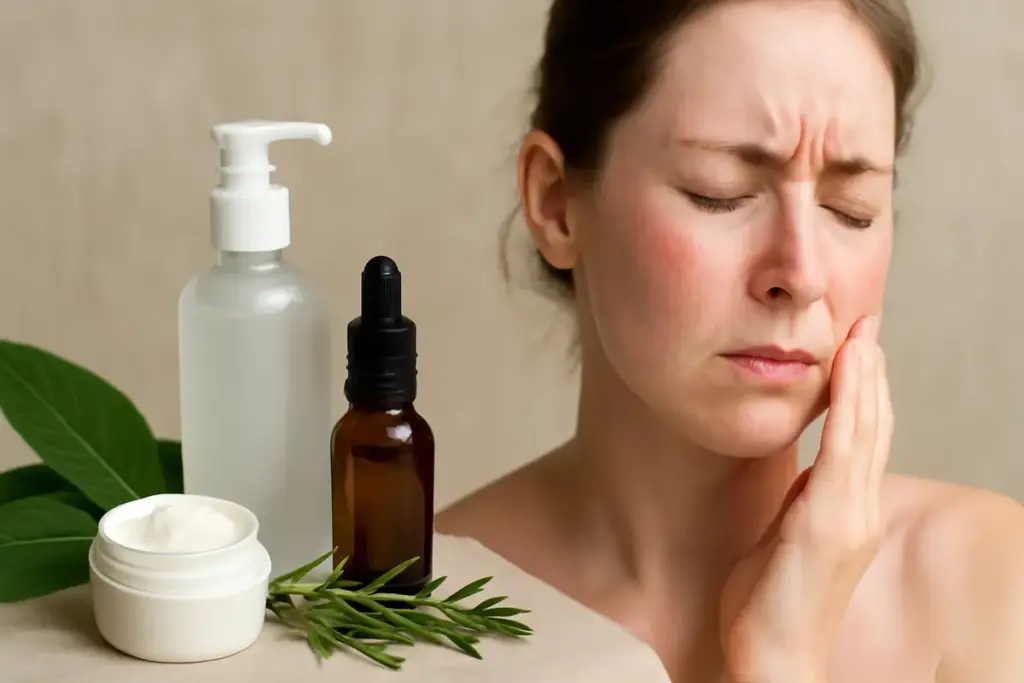 Cosmetici naturali per pelli sensibili: ecco cosa valutare per non irritare la cute