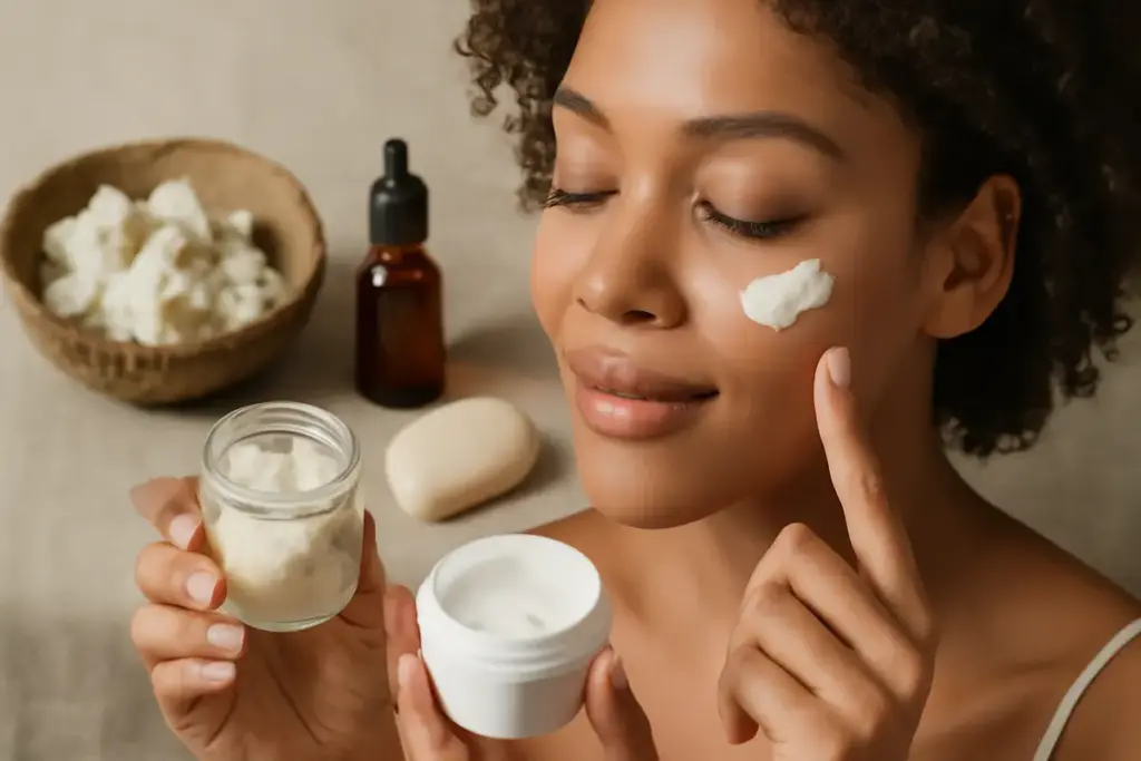 Burro di karité puro nella cosmetica naturale: perché è meglio della versione raffinata per il viso